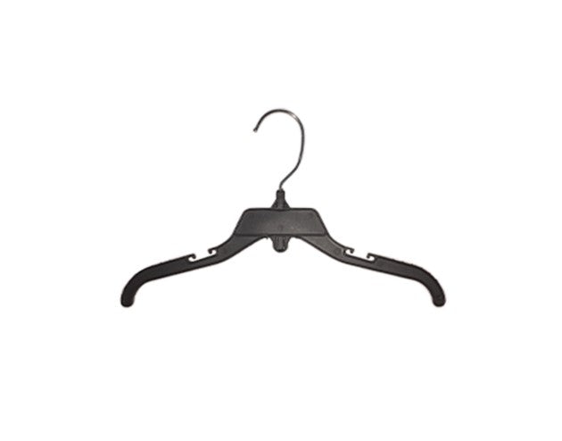 12" Children's Top Hanger (Black)(Box of 200)