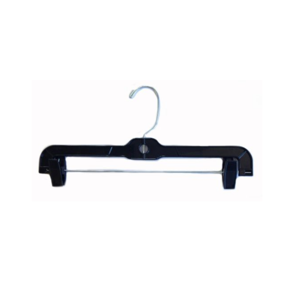 Plastic Skirt/Pants Clip Hangers 11" & 14"(Black/ Clear)