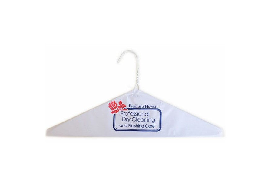 16" 13G Wire Caped Hangers (White)(Flower/Love/Plain)(Box of 500)