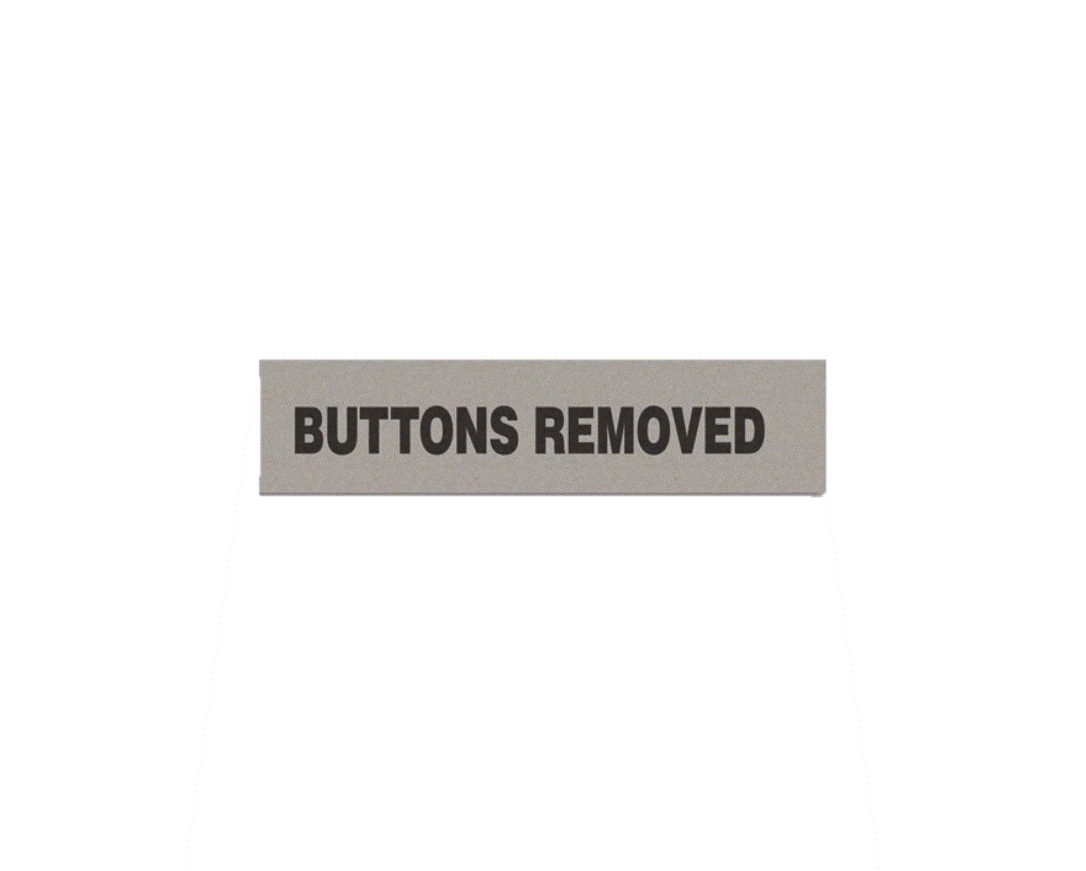 Button Removed Flag Tags(1000 per box)