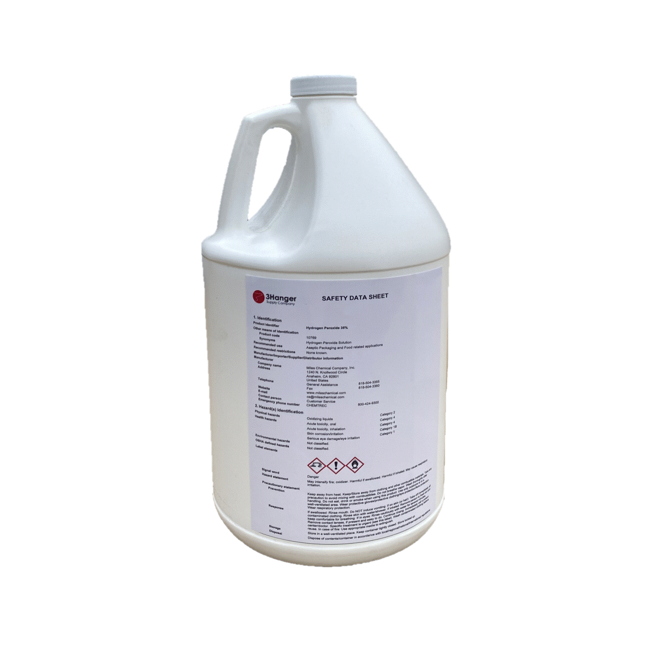 Hydrogen Peroxide-35%(1gal/4gal/55gal)(Sothern, CA ONLY)