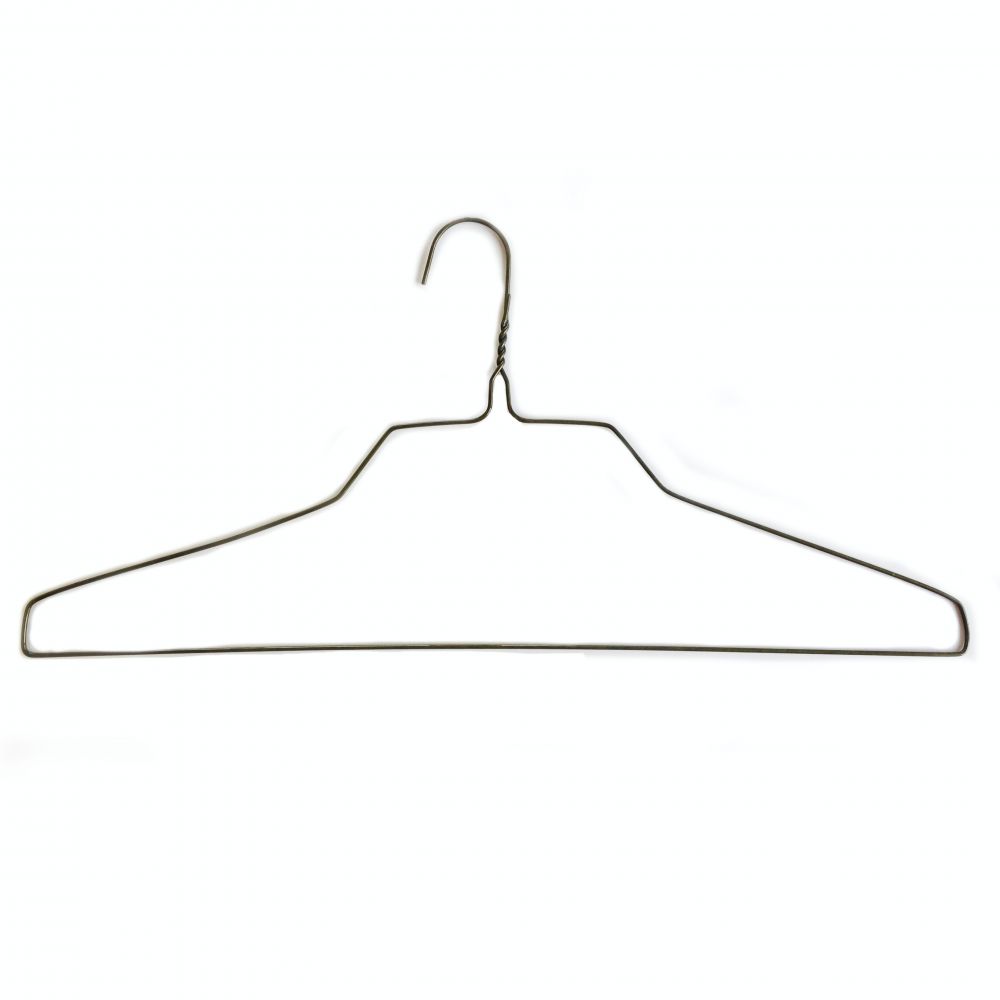 18" 14.5G (WHITE)Shirt Laundry Hangers (Box of 500)