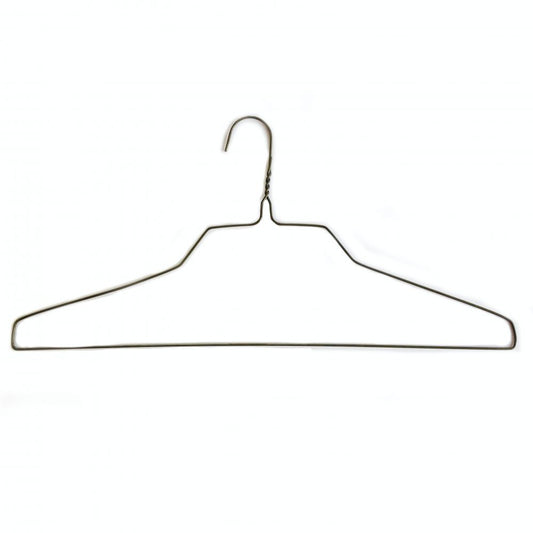 18" 14.5G Shirt Laundry Hangers  (WHITE)(500/Box)