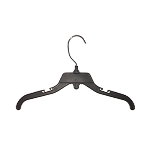 12" Children's Top Hanger(200/Box) (Black)