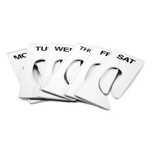 Rack Dividers - Rectangular, Mon-Sat