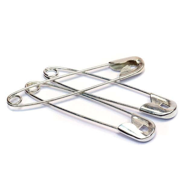 Safety Pins #1 (nickel-plated .030 gauge steel)(1,400 pcs)