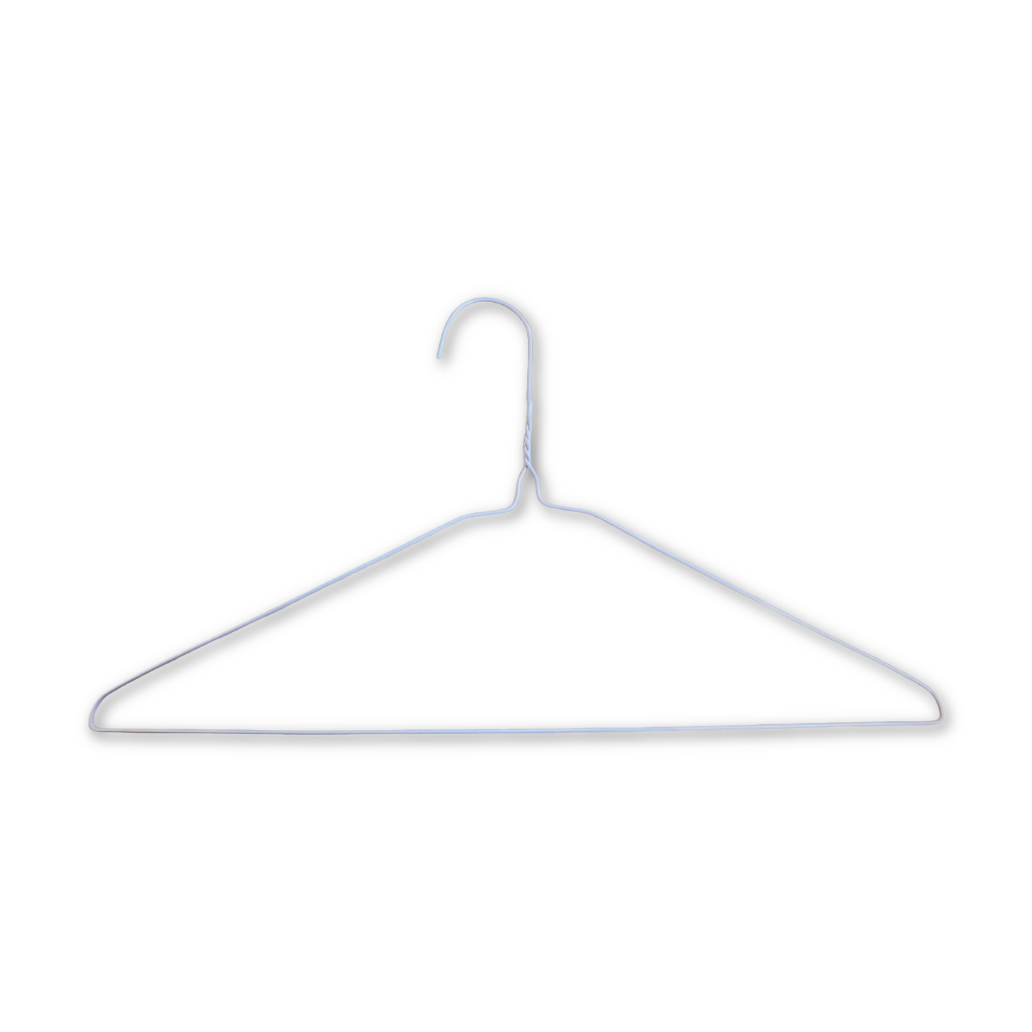 16" 14.5G Dress Hanger (White/Gold)(500/Box)