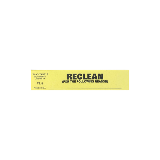 Reclean Yellow Flag Tags(1000 pcs)