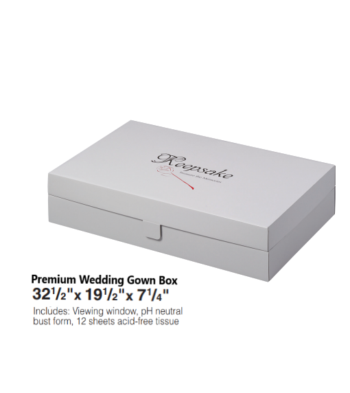 Bridal Keepsafe Box(Acid Free)(White)(Large & XL) – 3 Hanger Supply Company