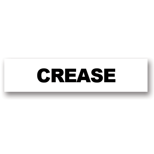 Crease (White/Blue) Flag Tags(1000 per box)
